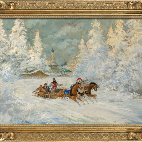 Wood Frame for 16x20 Canvas Paintings, Finished 16x20 Gold Frame for Oil Painting Art Prints, Antique Ornate Picture Frame for Landscape Portrait Wall Decor, No Back & Cover (Gold)